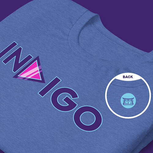 indigo shirt mockup